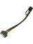 15PIN Sata Erkek - 8pin (6+2) Pcı-E Güç Kaynağı Kablosu Sata Kablosu 15-Pin - 8 Pin Kablo 18AWG Kablo Grafik Kartı Için (1 Adet) (Yurt Dışından) 4
