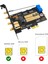 M.2 B Anahtar Usb3.0 ve Pcıe 5g Çift Veri Yolu 5g-Wwan Kart Adaptör Kartı, 4 Antenli Sım Yuvalı Masaüstü Adaptör Kartı (Yurt Dışından) 4
