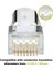 20 Adet CAT6/6A RJ45 Geçişli Modüler Fişler, Korumalı (Stp) Harici Topraklama Konnektörü, Ez Sıkma (Yurt Dışından) 3