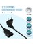 Avrupa 90 Derece Erkek Fiş - Dişi Soket Güç Uzatma Kablosu Pc Bilgisayar Pdu (0,3 M) (Yurt Dışından) 4