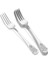 Şık 6'lı 18/10 Çatal Takımı, Zarif ve Dayanıklı Gümüş Renkli Tasarım 1