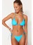 Shopeonly Mavi Üçgen Bikini Takımı 2