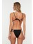 Shopeonly Siyah Üçgen Bağlamalı Bikini Takımı 2