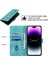 iPhone 14 Pro Max Pu Deri Flip Kadın Cüzdan Telefon Kılıfı Askılı Çapraz Askılı Askı (Yurt Dışından) 5