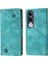 V40 Lite Pu Deri Flip Kadın Cüzdan Telefon Kılıfı Askılı Çapraz Askılı Askı (Yurt Dışından) 5