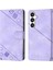 Galaxy S24 Plus Pu Deri Flip Kadın Cüzdan Telefon Kılıfı Askılı Çapraz Askılı Askı (Yurt Dışından) 2