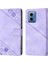 Moto G34 Pu Deri Flip Kadın Cüzdan Telefon Kılıfı Askılı Çapraz Askılı Askı (Yurt Dışından) 2