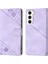 Galaxy S23 Plus Pu Deri Flip Kadın Cüzdan Telefon Kılıfı Askılı Çapraz Askılı Askı (Yurt Dışından) 2