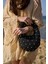 Taşlı Portföy Clutch Fermuarlı Astarlı Örgü Hasır Yazlık Tatil El Çantası 1