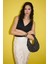 Taşlı Portföy Clutch Fermuarlı Astarlı Örgü Hasır Yazlık Tatil El Çantası 4