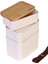 Zebra 3'lü Bambu Kapaklı Lunch Box - 1 Lt 0,5 Lt 0,5 Lt - Saklama Kabı 2