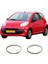 Citroen C1 Uyumlu 2005 ve Üzeri Krom Sinyal Çerçevesi 2 Parça Paslanmaz Çelik 2