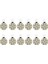 12PCS G4 Puck Işıkları LED Ampuller Yan Pim Tabanı Yuvarlak G4 5050 12SMD LED Rv Camper Işık Ev Okuma Işığı, Beyaz (Yurt Dışından) 3