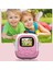 A19B Karikatür Tasarım 2.0 Inç Ekran Mini Çocuk Hd Dijital Kamera 32G Tf Kart + Kart Okuyucu ile Anında Fotoğraf Yazıcısı-Pembe (Yurt Dışından) 5