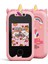 KP06 Çocuk Kamera 24MP Hd Dijital Selfie Kamera Oyuncaklar Çocuklar Için Çocuk Taşınabilir Video Kamera-Pembe (Yurt Dışından) 1