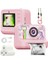 Z12 2,4 Inç Mini Çocuk Hd Çift Lensli Anında Kamera Fotoğraf Yazıcısı, 32G Tf Kartlı-Pembe (Yurt Dışından) 1