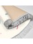 Kaymaz Dijital Mutfak & Salon Halı Yıldız Deri Saçaklı Oval Geometrik E5015 Beyaz 4