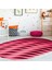 Kaymaz Dijital Mutfak & Salon Halı Star Pamuk Saçaklı Oval Geometrik E5017 Pudra 7