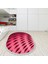 Kaymaz Dijital Mutfak & Salon Halı Yıldız Deri Saçaklı Oval Geometrik E5017 Pudra 8