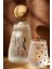 Caga Pinterest Love ve Kalp Desenli 2 Parça Bardak ve Borosilikat Cam Sürahi (900 Ml) Takım Seti 1