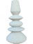 Mat Gri Seramik Vazo 34X17 cm | Bohem Dekoratif Modern Vazo 2
