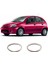 Citroen C3 Uyumlu 2002-2009 Krom Sinyal Çerçevesi 2 Parça Paslanmaz Çelik 2