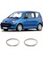 Peugeot 1007 Uyumlu 2005-2009 Krom Sinyal Çerçevesi 2 Parça Paslanmaz Çelik 2