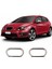 Seat Leon Uyumlu 2005-2012 Krom Sinyal Çerçevesi 2 Parça Paslanmaz Çelik 2