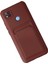 Xiaomi Redmi 9c Kılıf Kelvin Kartvizitli Silikon - Bordo - NEONX6560-3744 3