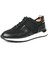 Parmenion Model Hakiki Deri Erkek Siyah Sneaker 1