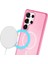 Samsung Galaxy S23 Ultra Kılıf Glow Magsafe Kapak - Pembe - NEONX4032-8600 4