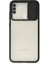 Samsung Galaxy A11 Kılıf Palm Buzlu Kamera Sürgülü Silikon - Siyah - NEONX3284-1858 1