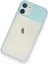 iPhone 11 Kılıf Palm Buzlu Kamera Sürgülü Silikon - Turkuaz - NEONX8683-1848 3