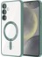 Samsung Galaxy S23 Kılıf Kross Magneticsafe Kapak - Koyu Yeşil - NEONX7697-4128 1