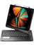 iPad Pro 12.9 (2021) Kılıf Magic Dönen Klavyeli Tablet Kılıf - Siyah - NEONX4209-4493 4