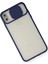 iPhone x Kılıf Palm Buzlu Kamera Sürgülü Silikon - Lacivert - NEONX7023-2978 3