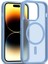 iPhone 14 Pro Jota Magsafe Kapak - Açık Mavi - NEONX8312-3455 4