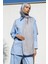 Moren Desen Shine Line Şal Gri-Gri 3