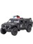 Simülasyon 1:28 Savaşçı Alaşım Off-Road Polis Arabası Modeli Çocuk Oyuncak (Yurt Dışından) 1