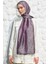 Vera Desen Shine Line Şal Mor-Gri 3