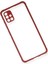 Samsung Galaxy A71 Kılıf Miami Şeffaf Silikon - Fuşya - NEONX3737-2085 3
