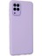 Samsung Galaxy A22 Kılıf Lansman Glass Kapak - Lila - NEONX4059-9221 2
