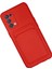 Oppo Reno 5 Kılıf Kelvin Kartvizitli Silikon - Kırmızı - NEONX7058-3435 2