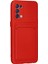 Oppo Reno 5 Kılıf Kelvin Kartvizitli Silikon - Kırmızı - NEONX7058-3435 3