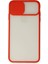 iPhone x Kılıf Palm Buzlu Kamera Sürgülü Silikon - Kırmızı - NEONX2298-5347 2