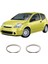 Citroen C2 Uyumlu 2003-2009 Krom Sinyal Çerçevesi 2 Parça Paslanmaz Çelik 2