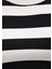 Çizgili Crop Triko Top 1710098-85407 6