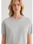 Gri Basic Tişört 1600965-70075 6
