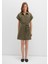 Haki Gömlek Elbise 1310723-71549 6