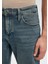 Nicholas Mavi Black Gölgeli Vintage Mavi Jean Şort 0416087152 6